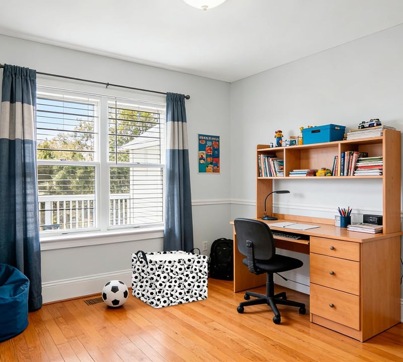 CLOCOR Green Easter Gift Basket for Kids, Waterproof Storage Basket with Handles - Image 2